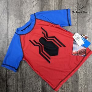 Marvel Spiderman Swim Shirt Size 4